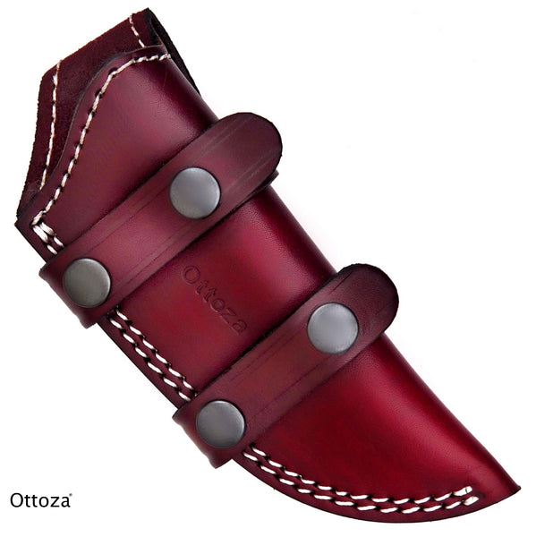 Horizontal Leather Sheath for Folding Knives - 4.1 x 1.8 — High