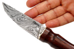 Ottoza Handmade Damascus Puukko Knife & Wood Handle No:360