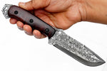 Ottoza Handmade Damascus Hunting Knife & Wood Handle No:326