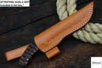 Ottoza Handmade Leather Knife Sheath SIDE DRAW Knife Sheath No:74
