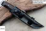 Ottoza Handmade Leather Knife Sheath SIDE DRAW Knife Sheath No:162
