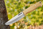 Ottoza 1095 High Carbon Steel Bushcraft Knife & Bone Handle No:400