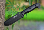 Ottoza Handmade 1095 Carbon Steel Hunting Knife & Cow Horn Handle No:358