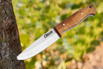 Ottoza 1095 High Carbon Steel Bushcraft Knife & Musket Wood Handle No:402