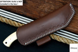 Ottoza Handmade Leather Knife Sheath SIDE DRAW Knife Sheath No:206