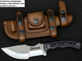 Ottoza Handmade D2 Steel Tracker Knife and Micarta Handle No:373