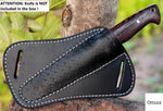 Ottoza CROSS DRAW Leather Knife Sheath RIGHT Hand Knife Sheath No:336
