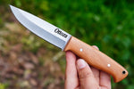 Ottoza 1095 High Carbon Steel Bushcraft Knife & Olive Wood Handle No:405