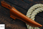 Ottoza Handmade Leather Knife Sheath SIDE DRAW Knife Sheath No:74
