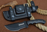 Ottoza Handmade 1095 Carbon Steel Tracker Knife with Micarta Handle No:253