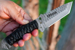 Ottoza Handmade 1095 Carbon Steel Hunting Knife & Micarta Handle No:378