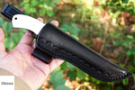 Ottoza Handmade Leather Knife Sheath SIDE DRAW Knife Sheath No:221