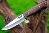 Ottoza 1095 High Carbon Steel Bushcraft Knife & Walnut Wood Handle No:397