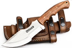Ottoza Handmade D2 Steel Tracker Knife with Olive Wood Handle No:145