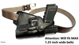Ottoza Leather Gun Holster for GLOCK (17/19/19X/23) RIGHT Hand Holster No:304