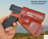 Ottoza Leather Gun Holster for GLOCK (17/19/19X/23) RIGHT Hand Holster No:351