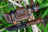 Ottoza Handmade 1095 Carbon Steel Hunting Knife & Wood Handle No:313