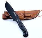Ottoza Handmade 1095 Carbon Steel Hunting Knife & Micarta Handle No:322
