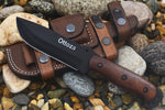 Ottoza Handmade 1095 Carbon Steel Hunting Knife & Wood Handle No:313